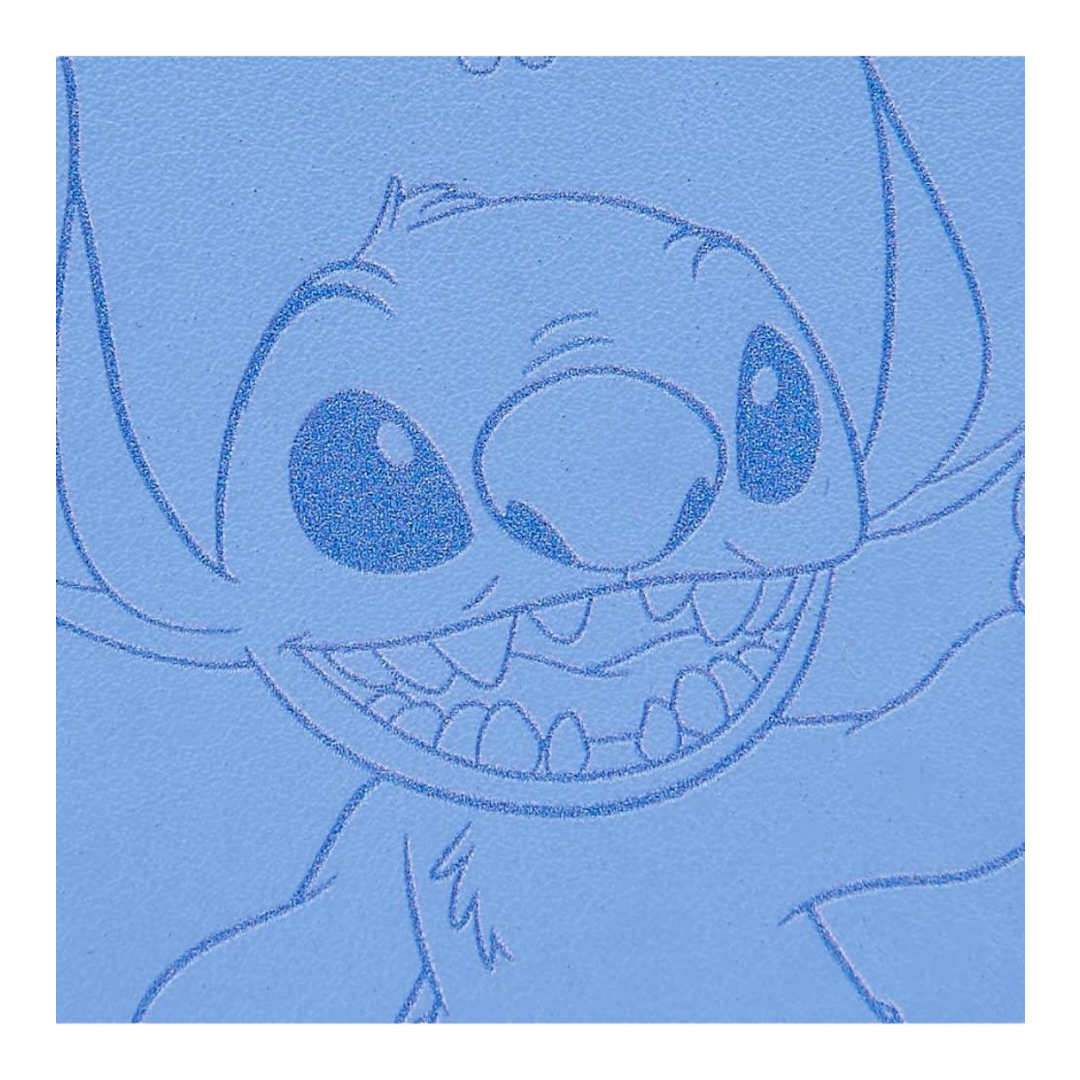 Billetera cartera monedero con compartimento de tarjetas Diseño Stitch Disney