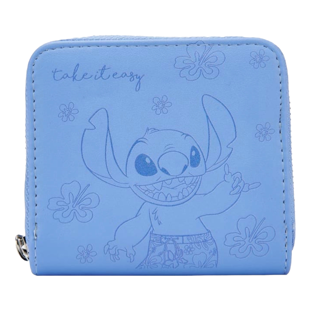 Billetera cartera monedero con compartimento de tarjetas Diseño Stitch Disney