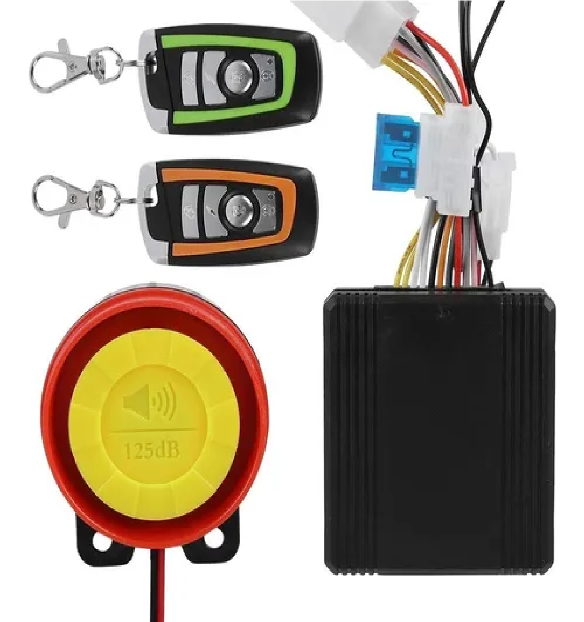 Alarma Arranque Control Remoto Para Moto Seguridad Antirrobo