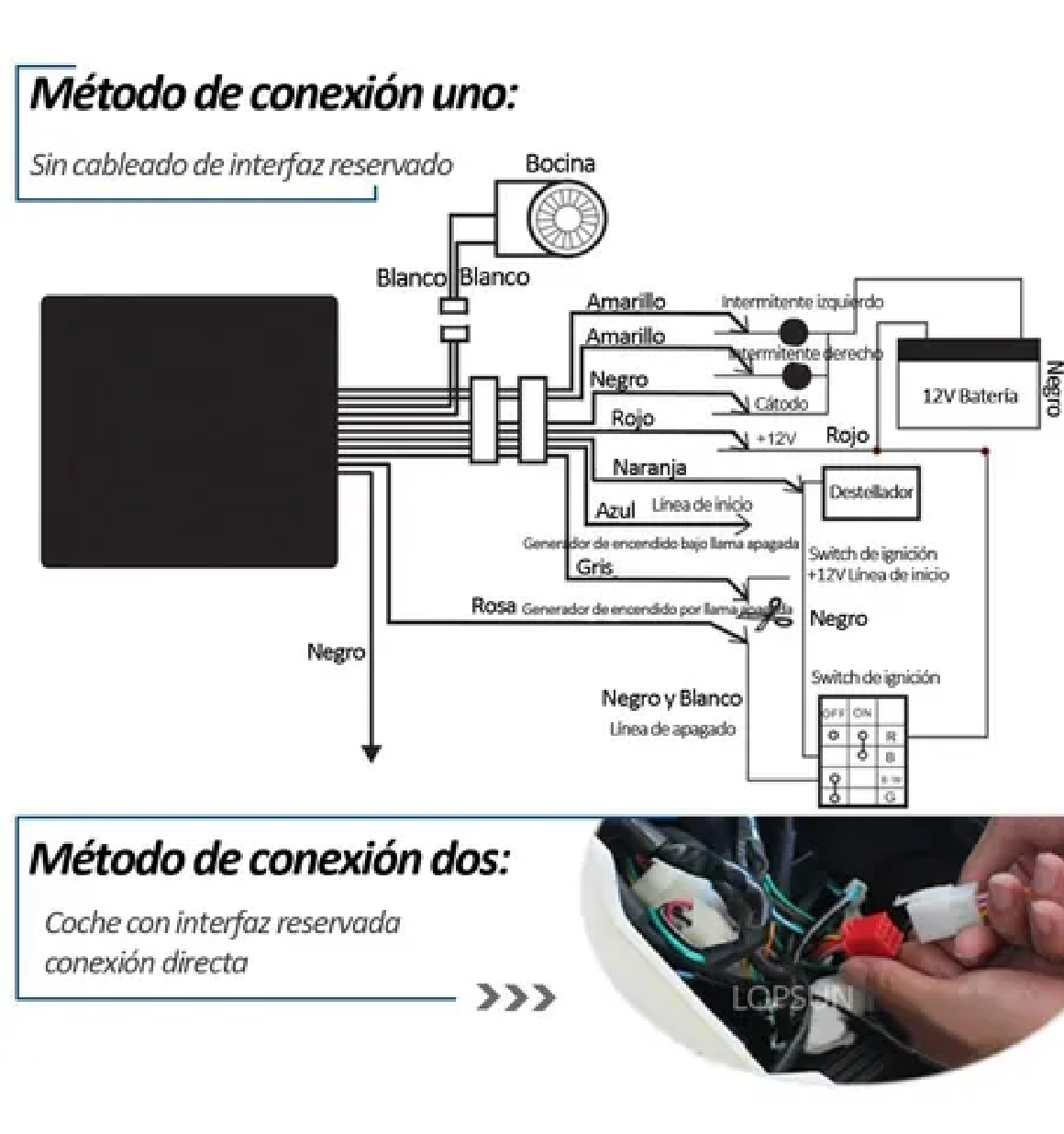 Alarma D Moto Antirrobo Encendido A Distancia Control Remoto