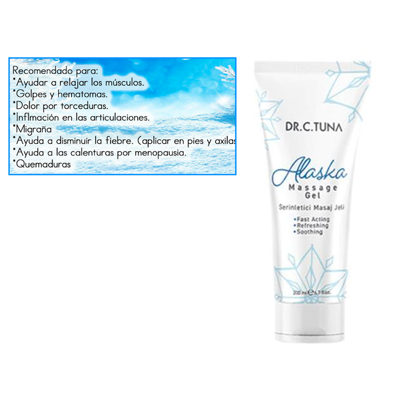 Bálsamo Gel Para Masajes Farmasi Alaska Gel Corporal Efecto Frio Refrescante Y Relajante 