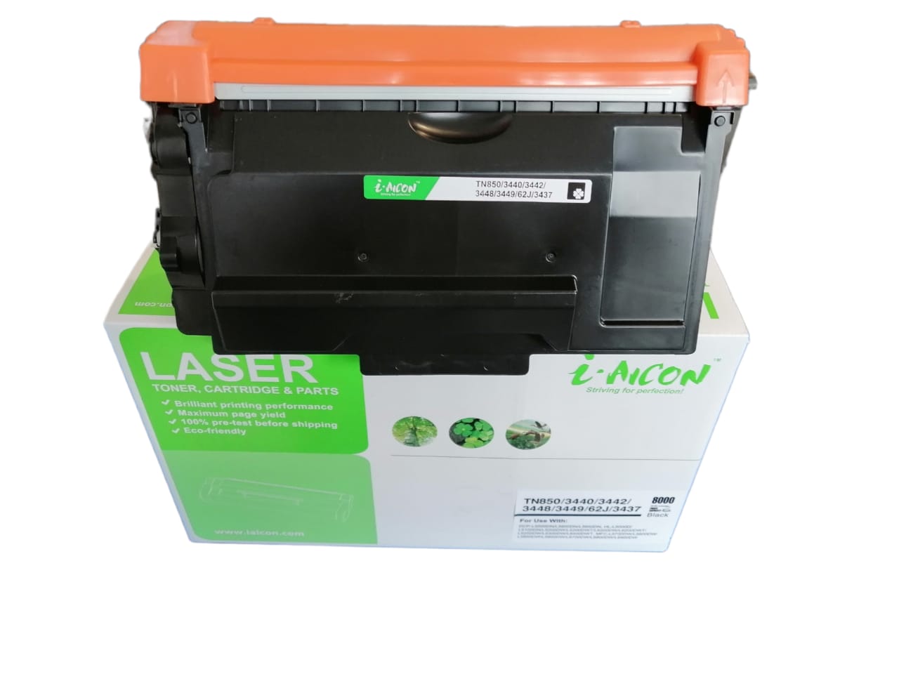 Cartucho tóner BROTHER TN 850, compatible genérico nuevo, para uso con los modelos de impresoras: TN-820, TN-850