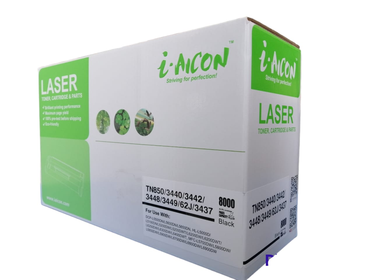 Cartucho tóner BROTHER TN 850, compatible genérico nuevo, para uso con los modelos de impresoras: TN-820, TN-850