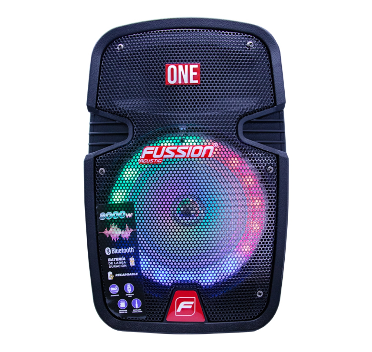 BAFLE AMPLIFICADO FUSSION PBS-8027 8" 8W 3.7V 180MAH ENDY1