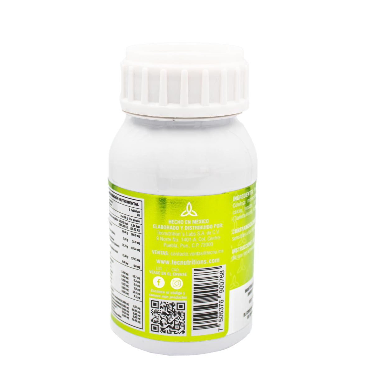 Suplemento alimenticio con vitaminas y minerales, MRY Moringa, 60 tabl