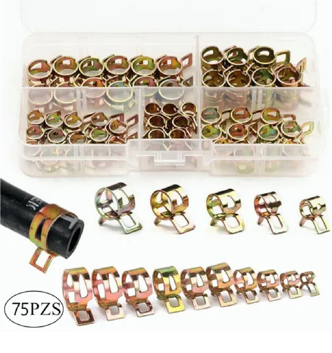 Set Abrazaderas Para Manguera Automotriz Fontanería