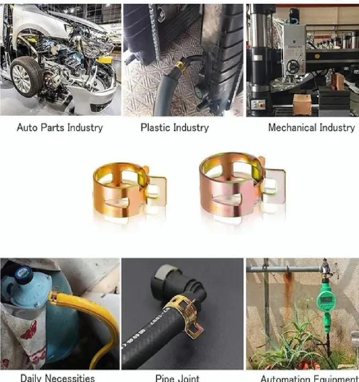 Set Abrazaderas Para Manguera Automotriz Fontanería