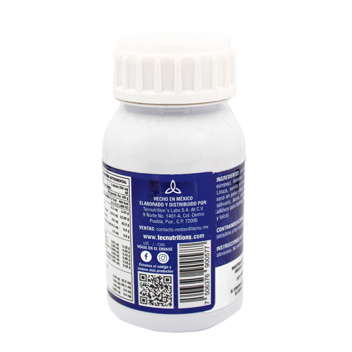 Suplemento alimenticio con vitaminas, minerales y omegas, Lecitina de Soya, 60 tabl