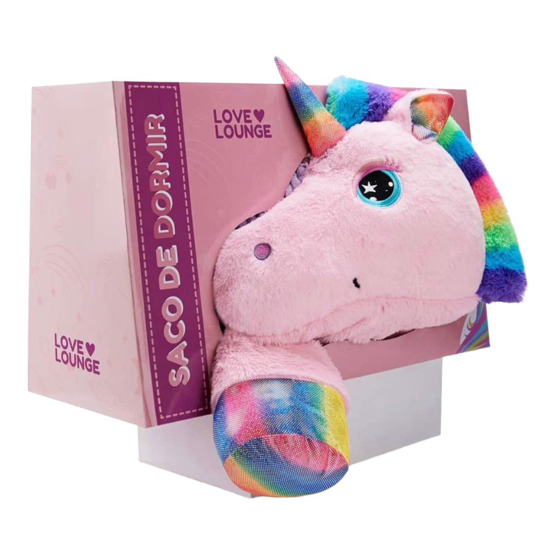 Saco Para Dormir Sleaping Back en forma de Unicornio De Peluche Tacto Suave