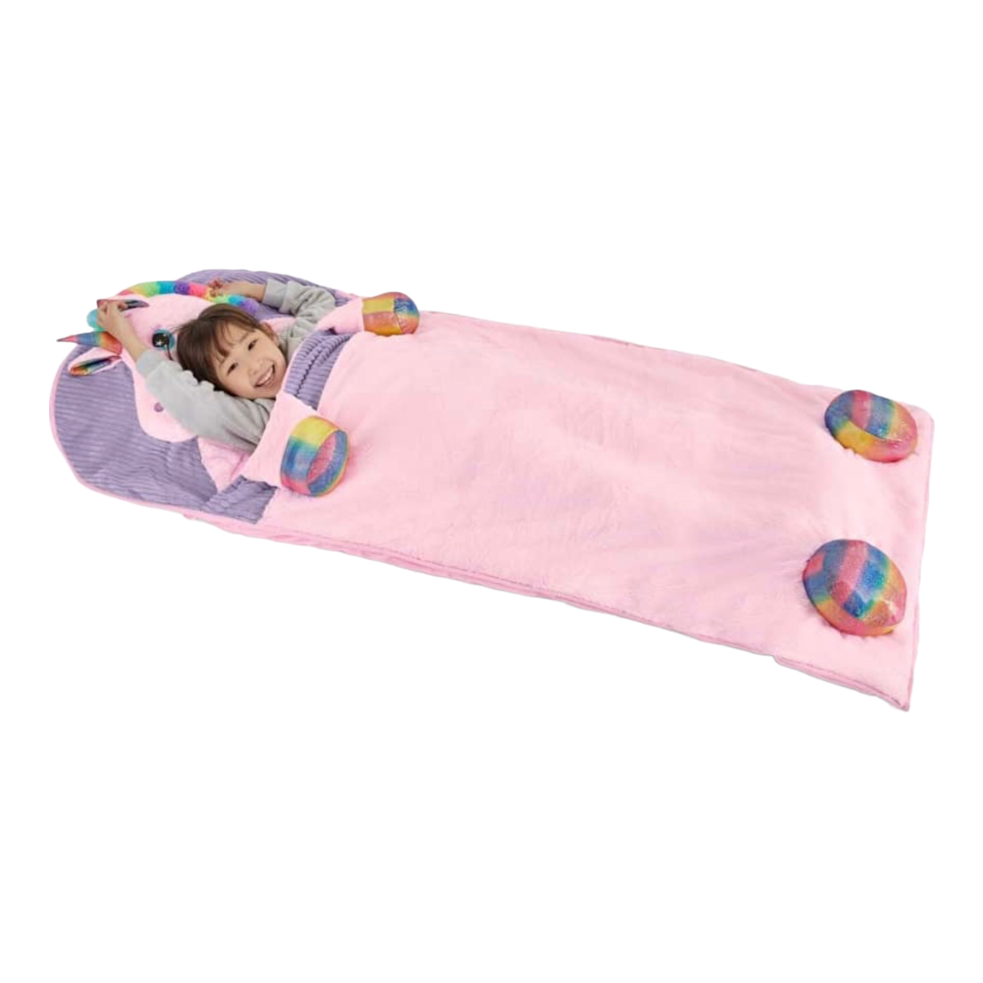 Saco Para Dormir Sleaping Back en forma de Unicornio De Peluche Tacto Suave