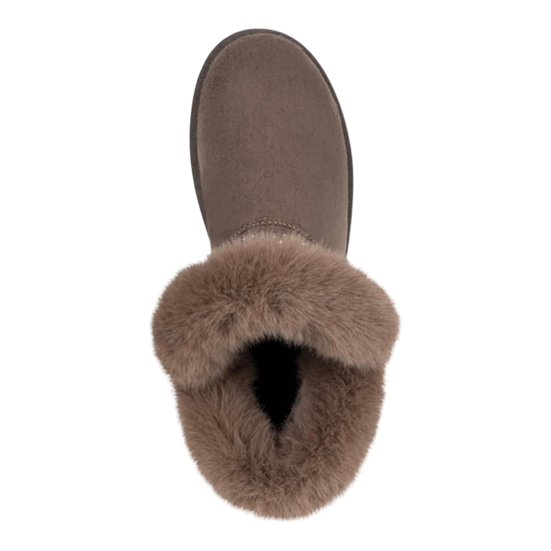 Bota UGG Invernal Con Pedrería Forro De Peluche Pink by Price Shoes