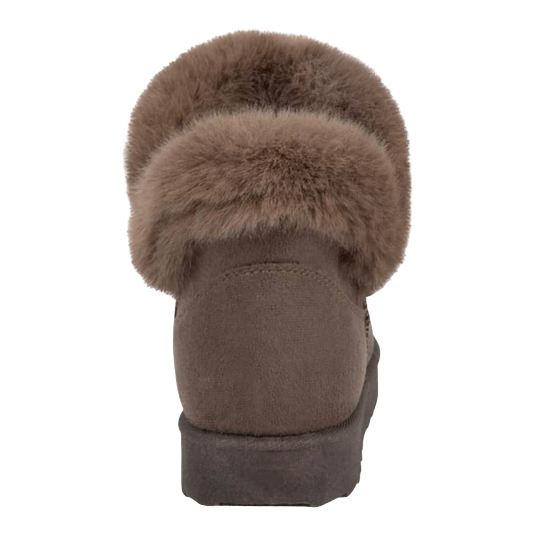 Bota UGG Invernal Con Pedrería Forro De Peluche Pink by Price Shoes