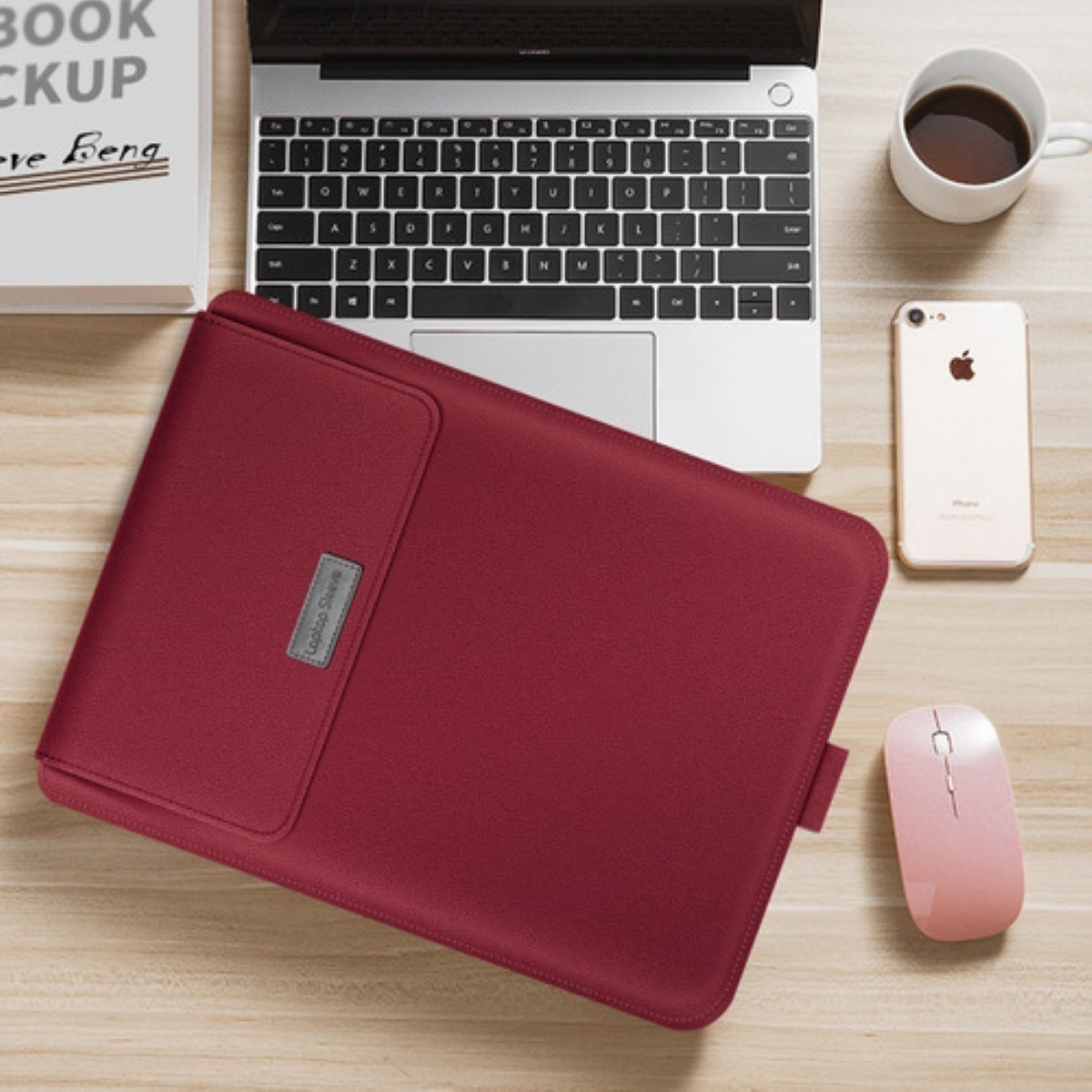 Funda Maletin Para Laptop 15.6 P. Rojo