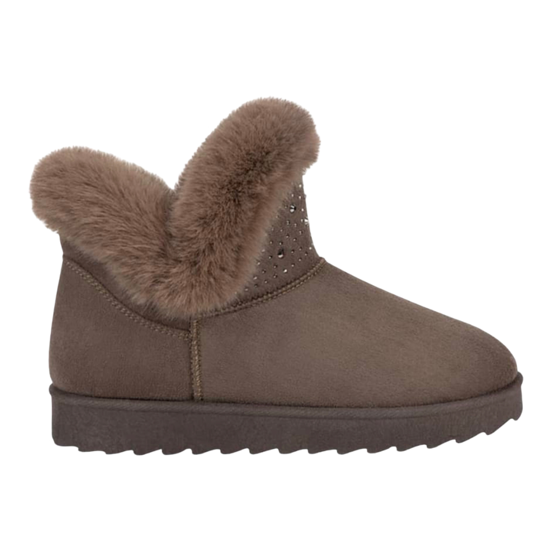 Bota UGG Invernal Con Pedrería Forro De Peluche Pink by Price Shoes