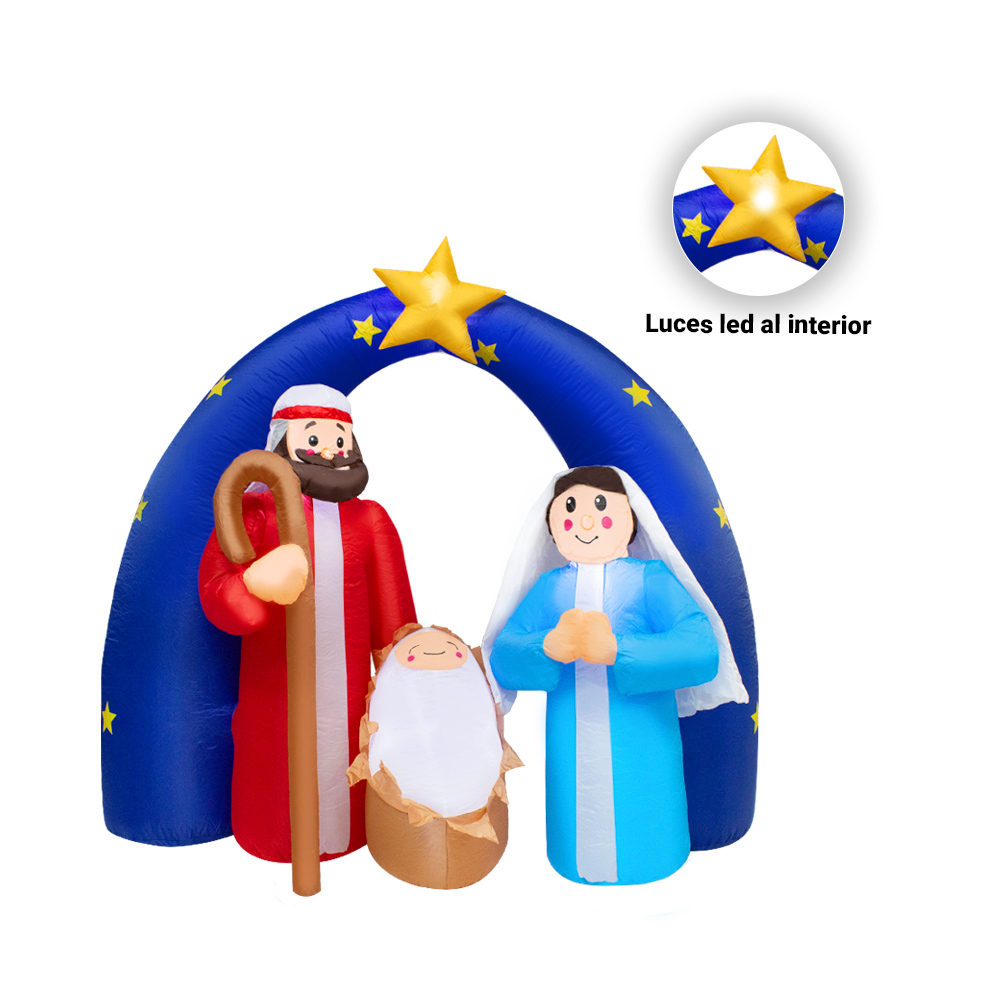 inflable navideño nacimiento