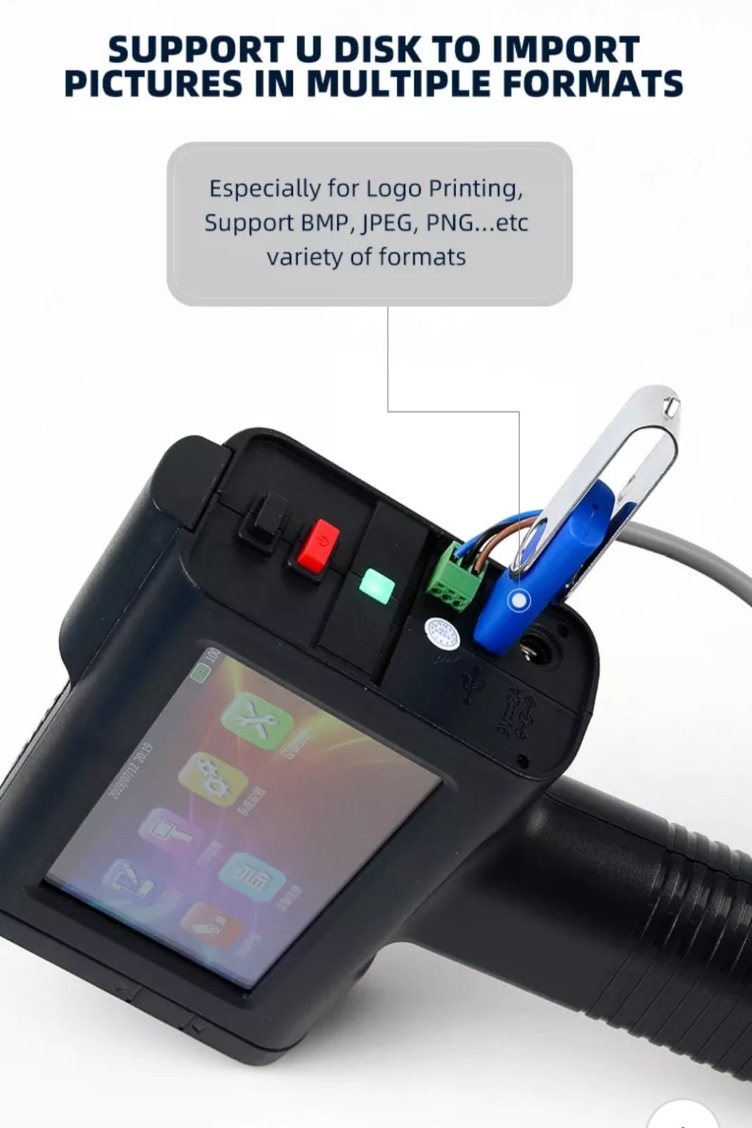 Impresora portátil BT-HH6105B2 Codificadora Loteadora Inyeccion De Tinta Bentsai