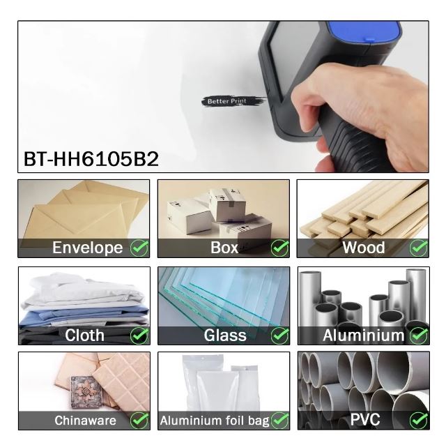 Impresora portátil BT-HH6105B2 Codificadora Loteadora Inyeccion De Tinta Bentsai