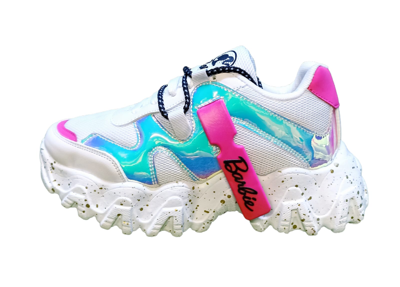 Tenis moda Barbie plataforma para dama