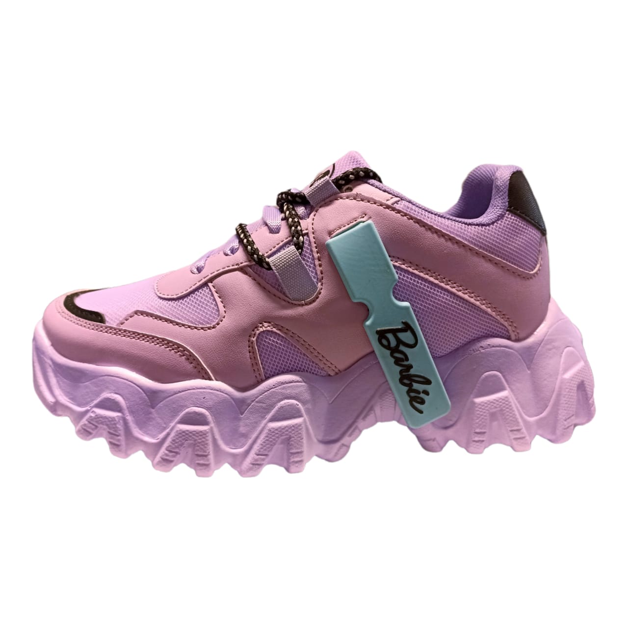 Tenis moda Barbie plataforma para dama