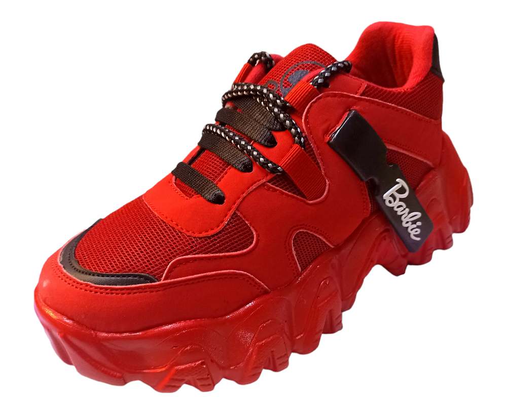 Tenis moda Barbie plataforma para dama