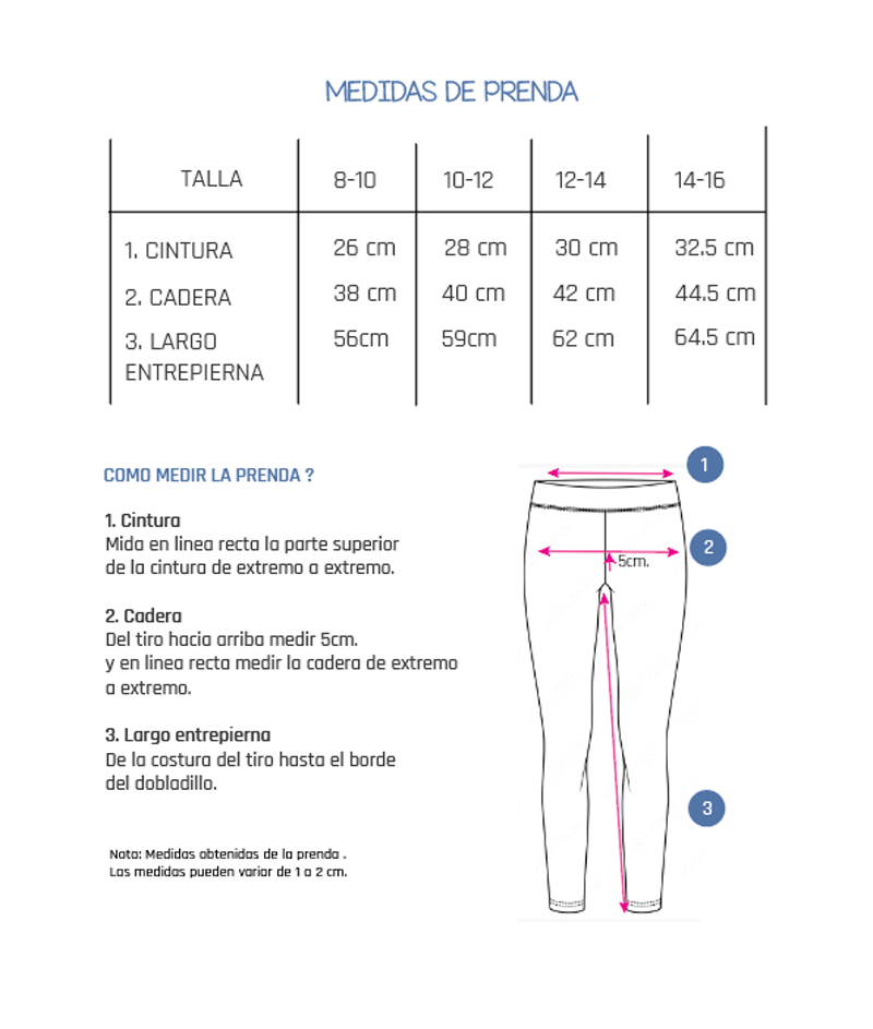 Pants Jogger  Niña 8-16 Años