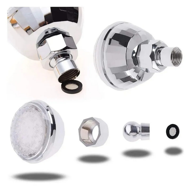 Regaderas Led, Sensor De Temperatura Con Luz Led Para Baños.