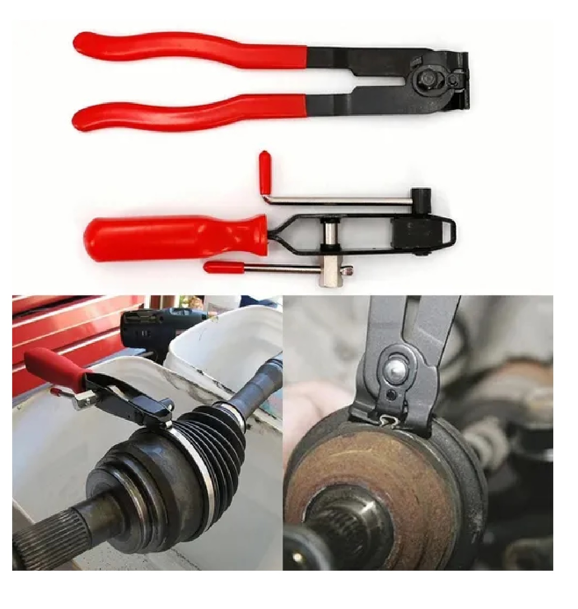 Pinzas Para Abrazaderas De Cubrepolvos Juntas Homocineticas