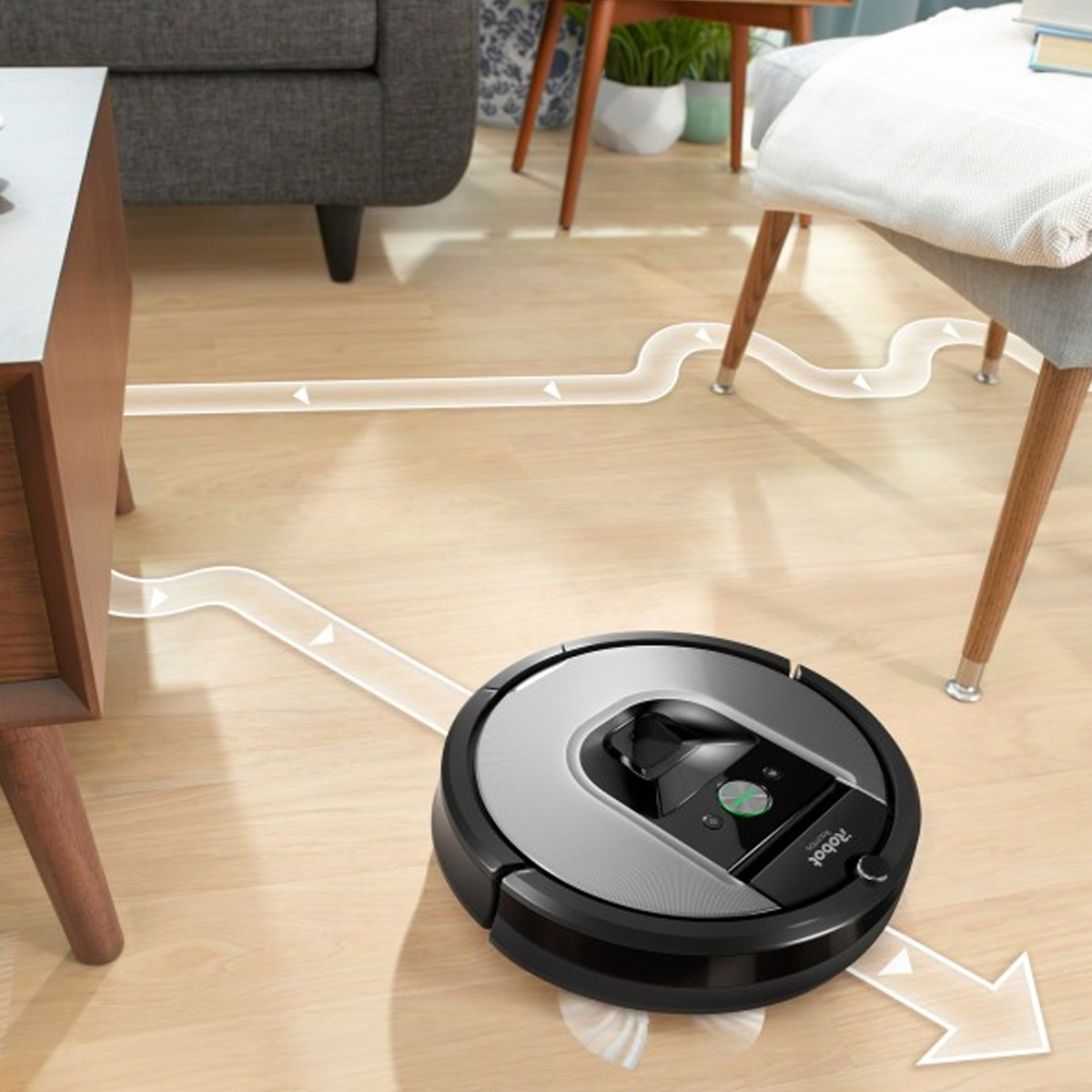 Paquete Robot Aspiradora iRobot Roomba 960 & Robot Trapeador Braava 380T