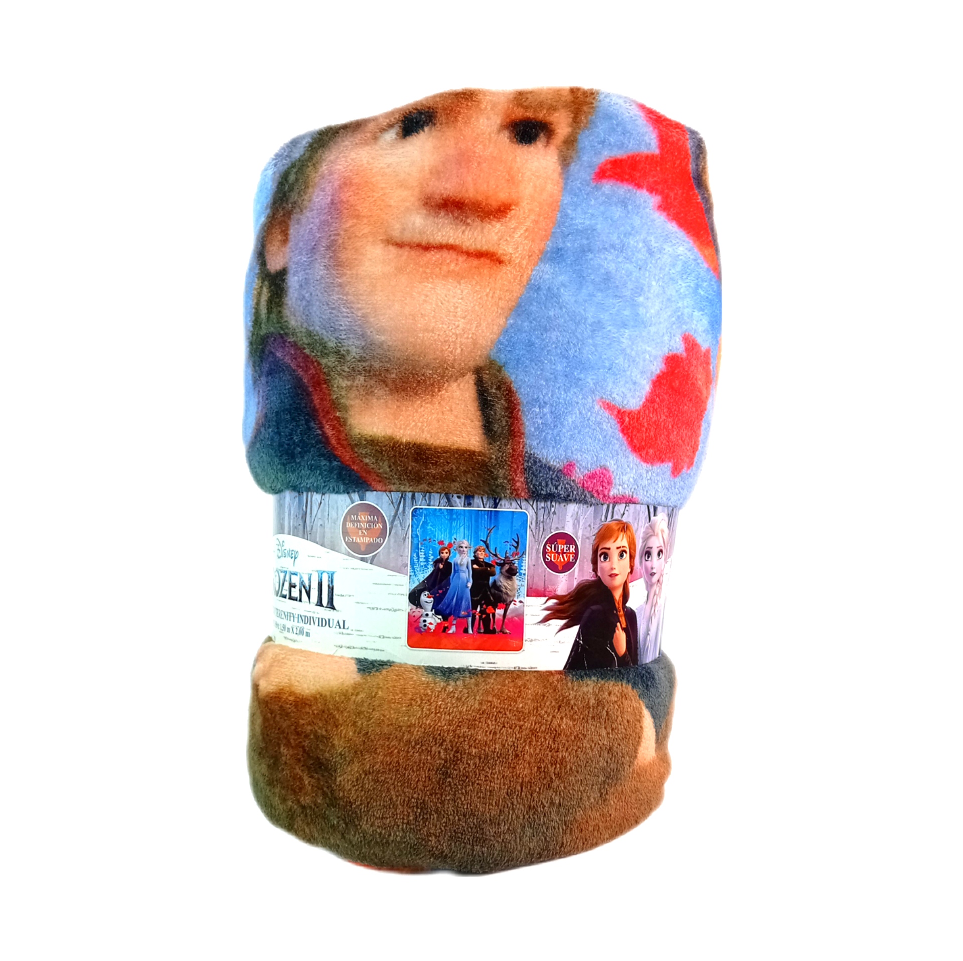 Cobertor ligero/Frazada individual Frozen