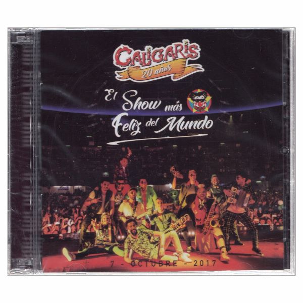 CD Caligaris / El Show Más Feliz Del Mundo 20 años (Con DVD)
