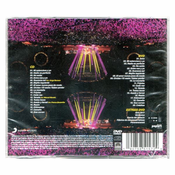 CD Caligaris / El Show Más Feliz Del Mundo 20 años (Con DVD)