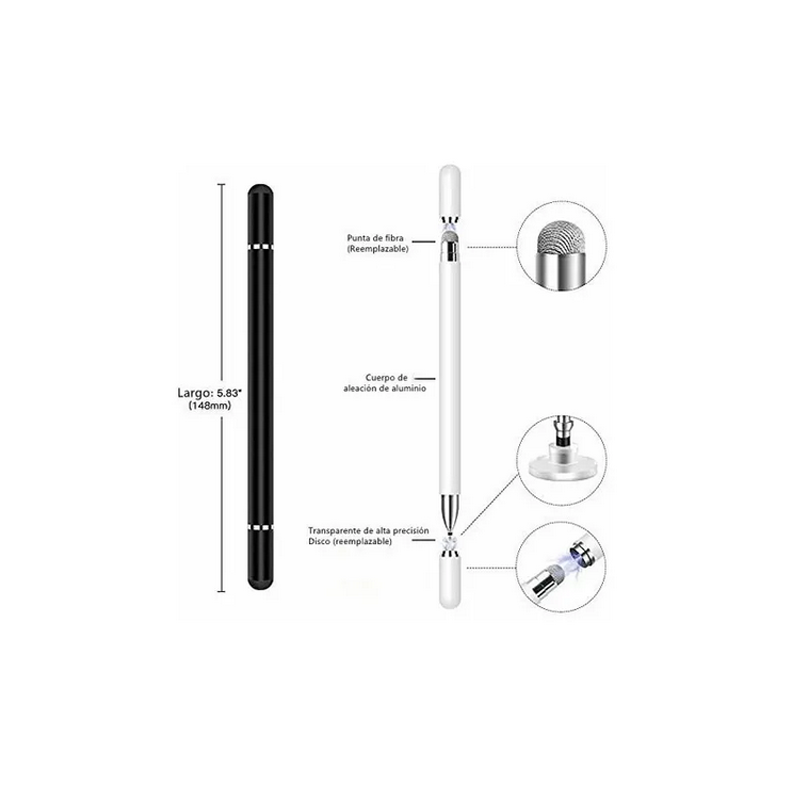 Pluma Lapiz Stylus Universal Para iPad Tablet Android iPhone.