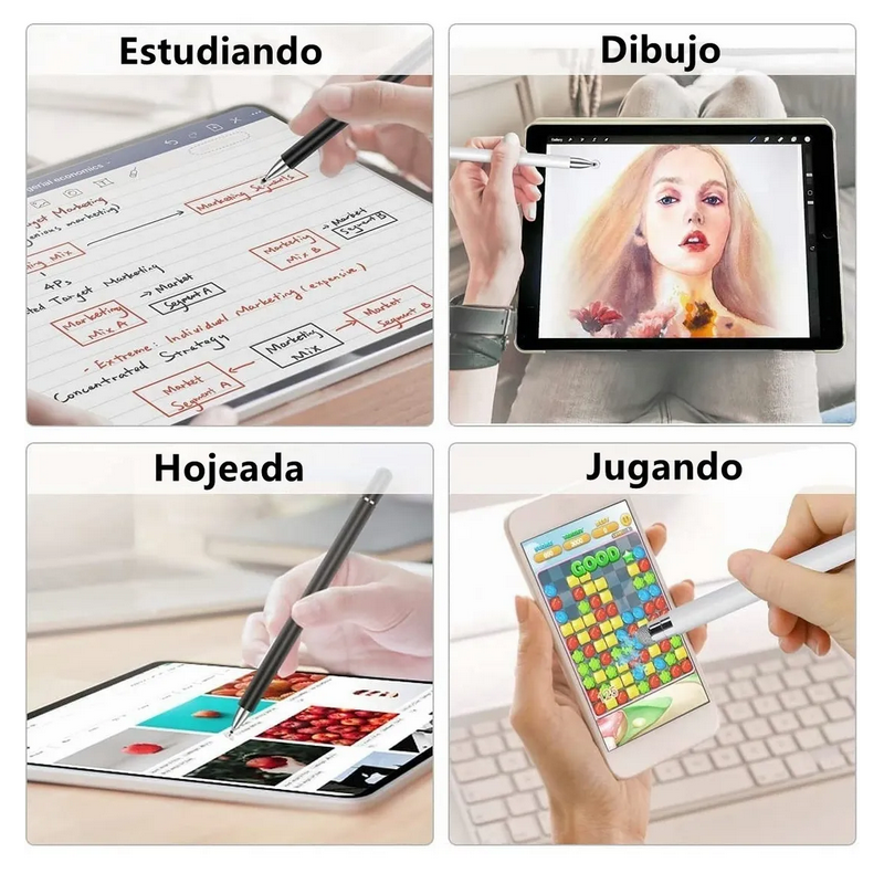 Pluma Lapiz Stylus Universal Para iPad Tablet Android iPhone.