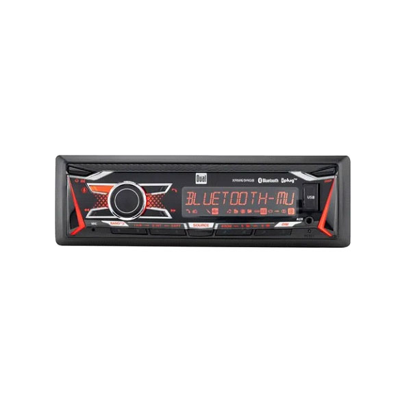 AUTO ESTEREO DUAL XRM69RGB MULTICOLOR BLUETOOTH USB AUX DE MUY BUENA POTENCIA Y CALIDAD