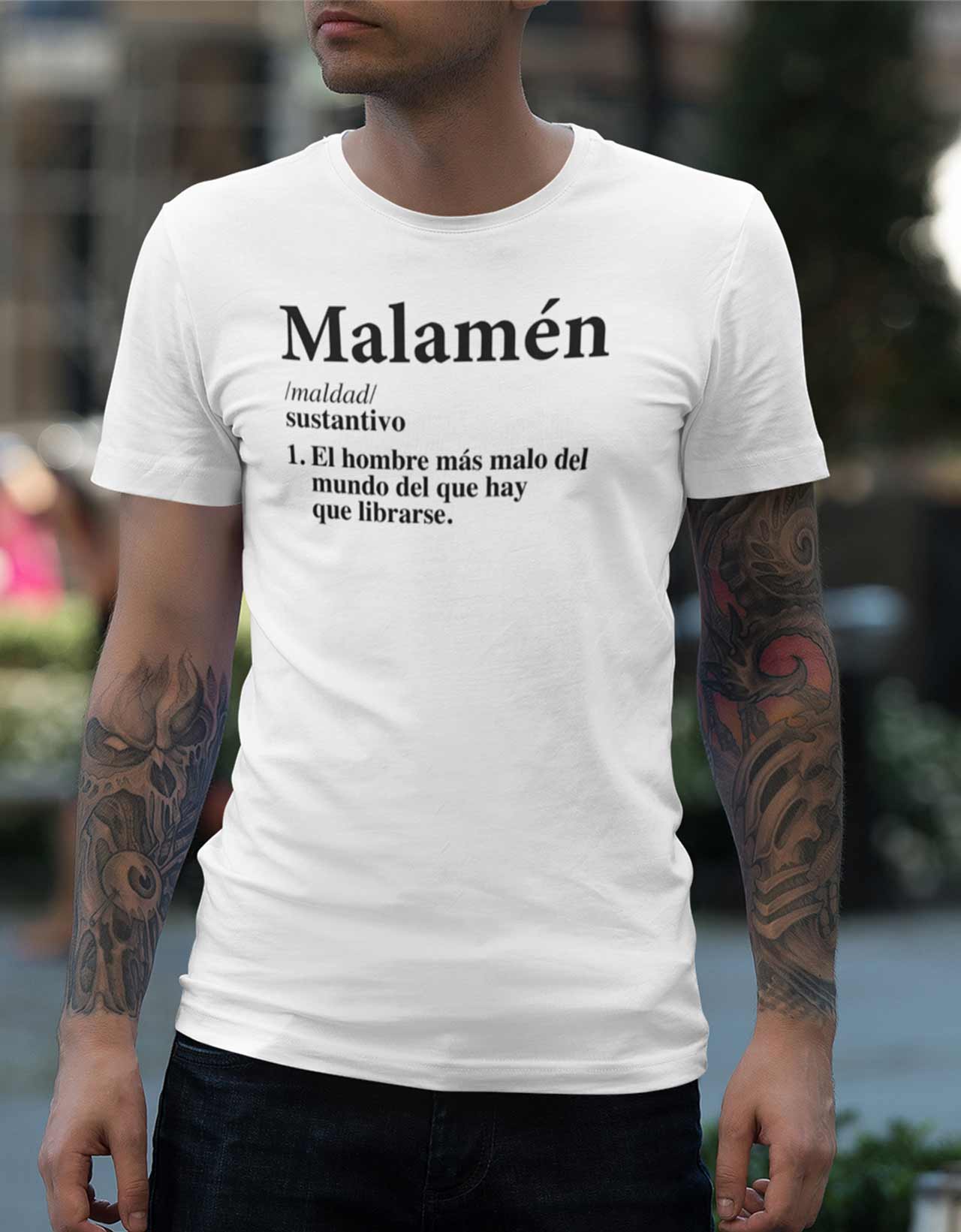 Playera Hombre Malamen Estampada DTG T-shirt