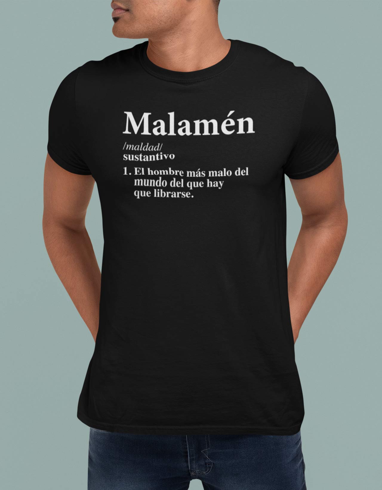 Playera Hombre Malamen Estampada DTG T-shirt