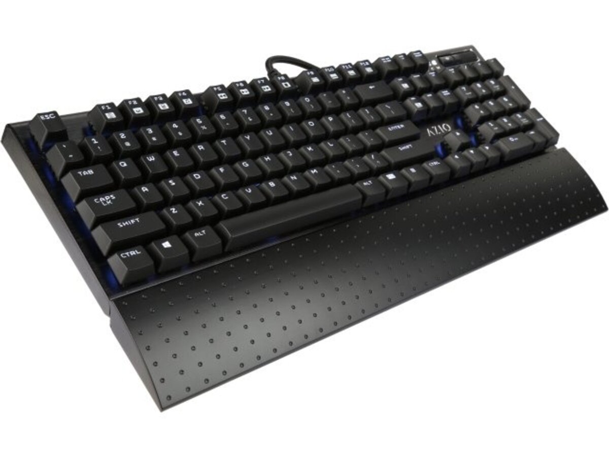 Teclado Mecanico Gamer Azio Mgk-l80-01 Alámbrico Led Rbg Blk