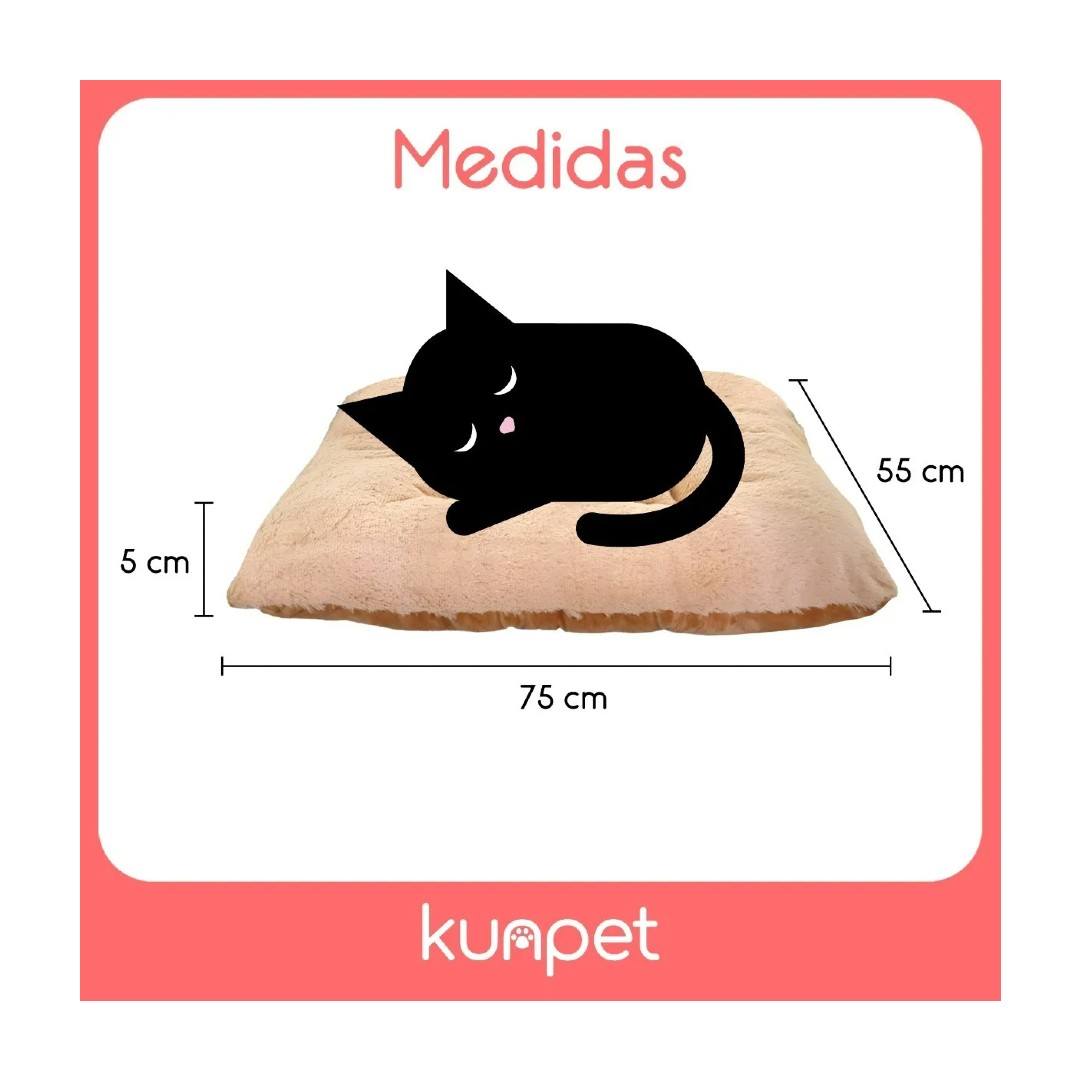 Cama Para Perro Y Gato Tapete Doble Vista Confort Mascota