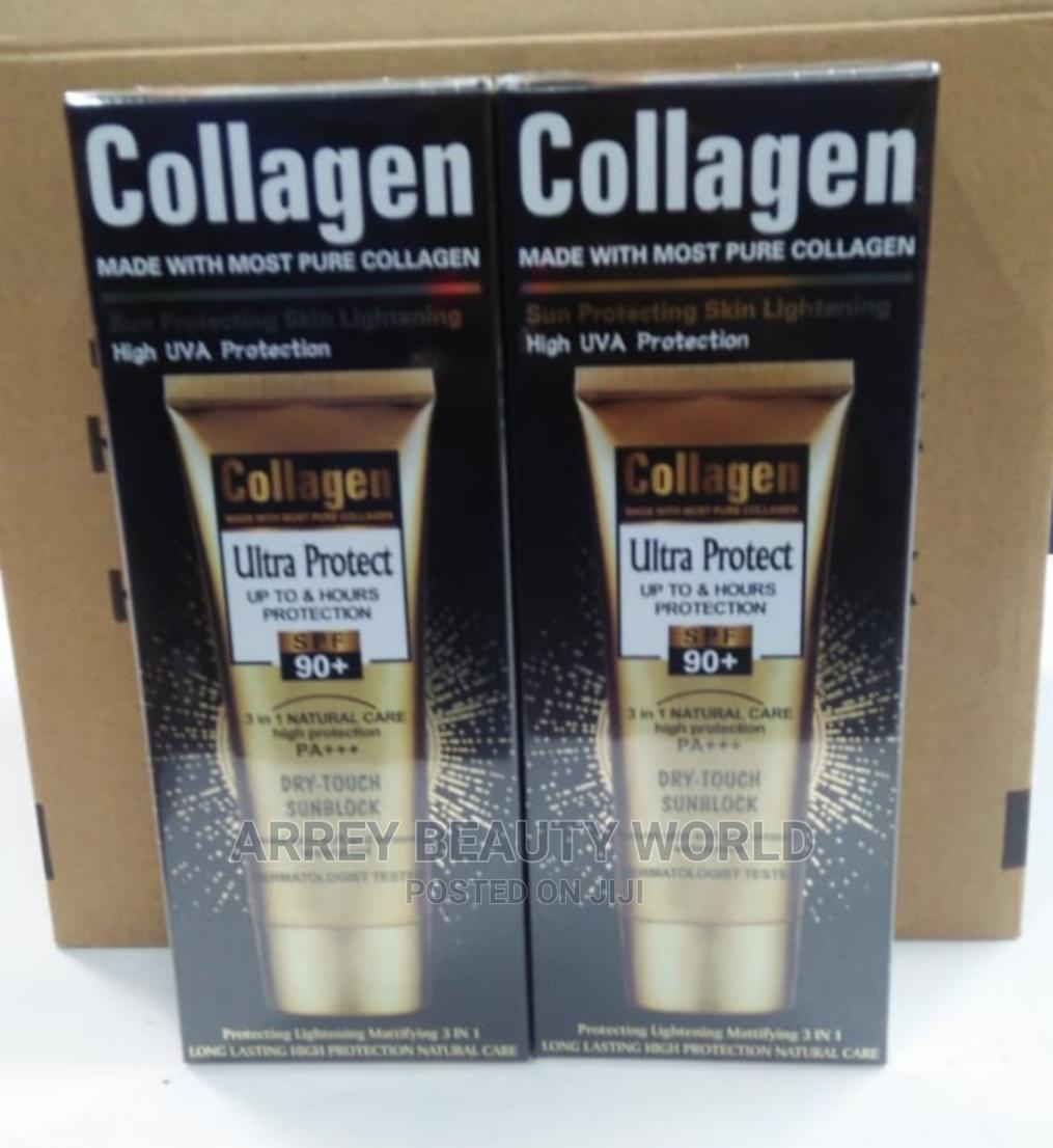 Bloqueador Solar Fps 90 Organico, con Colágeno y Vitamina E y C. 100% Hidratante, Antiedad