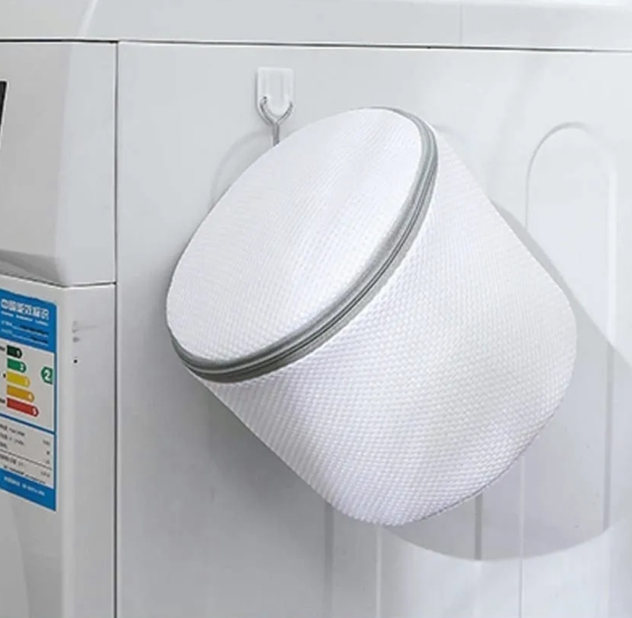 Set De 8 Blanco Malla Bolsa Para Lavar Ropa Lavadora