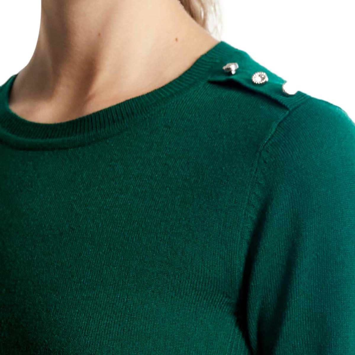 Suéter Casual Básico Ligero Sao Paulo color Verde para Mujer 132915