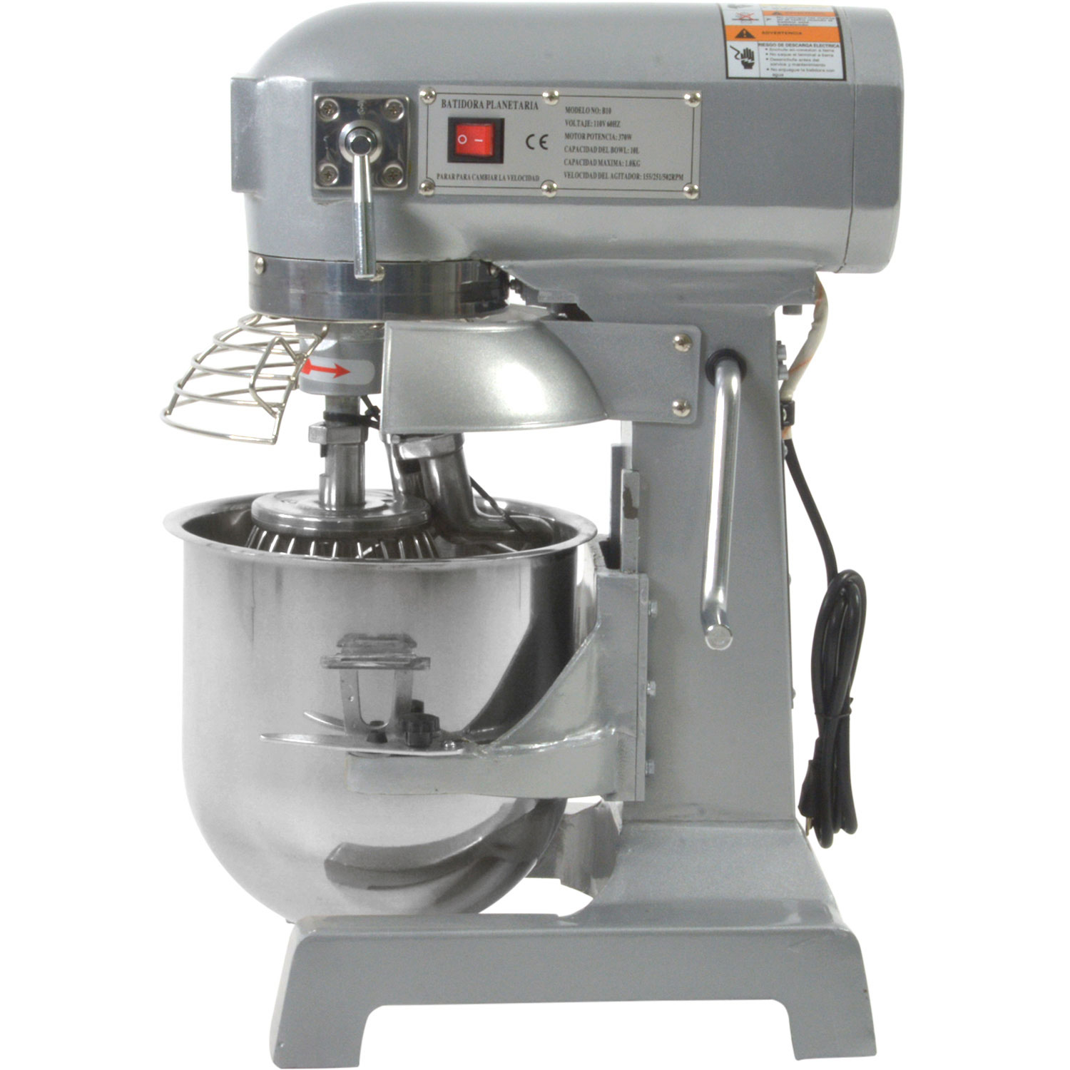 Batidora Industrial 20 Lts Agitador Planetario Electrica  Acero Inoxidable