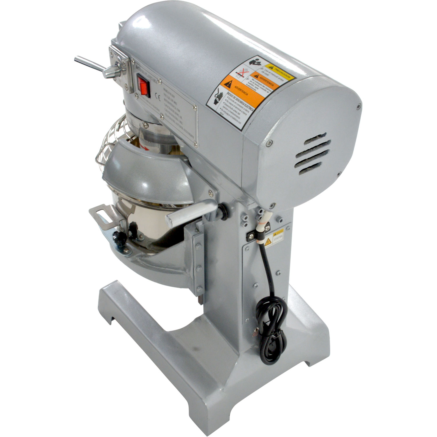 Batidora Industrial 20 Lts Agitador Planetario Electrica  Acero Inoxidable