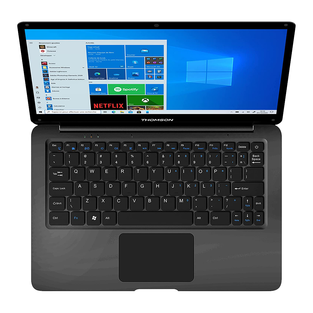 Laptop Thomson Neo 14A Procesador Atom-X5 Pantalla 14 Pulgadas Disco Duro eMMC 64GB Ram 4GB-Negro