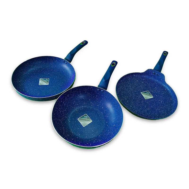 Set 3 Sartenes Amercook Bakari Azul