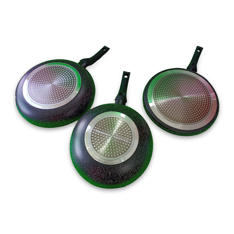 Set 3 Sartenes Amercook Bakari Negro 