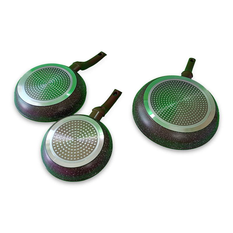 Set 3 Sartenes Amercook Ibis Borgoña 