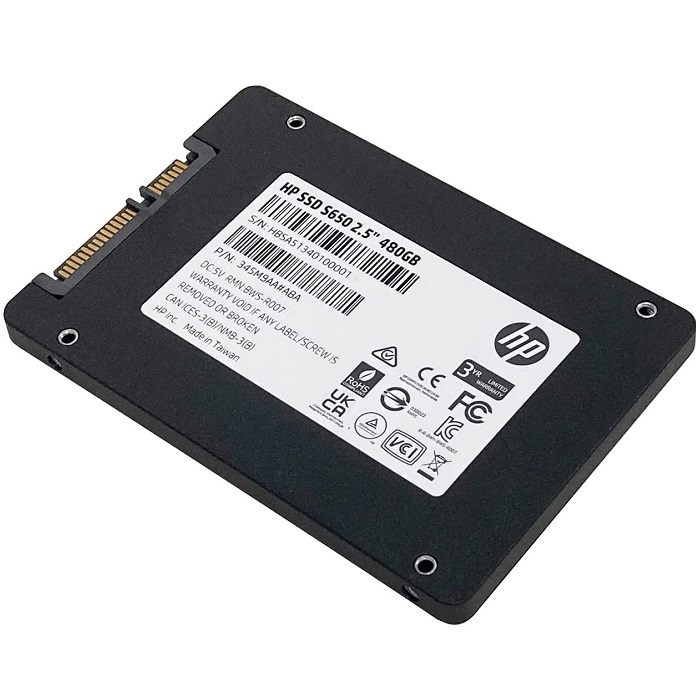 Unidad Estado Solido SSD 480GB HP S650 345M9AA##ABB