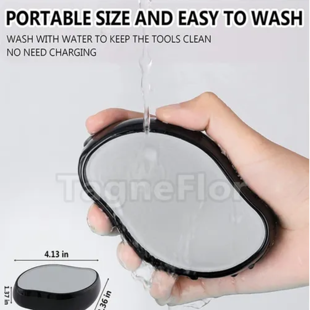 Depilador De Cristal Removedor Pelo Negro