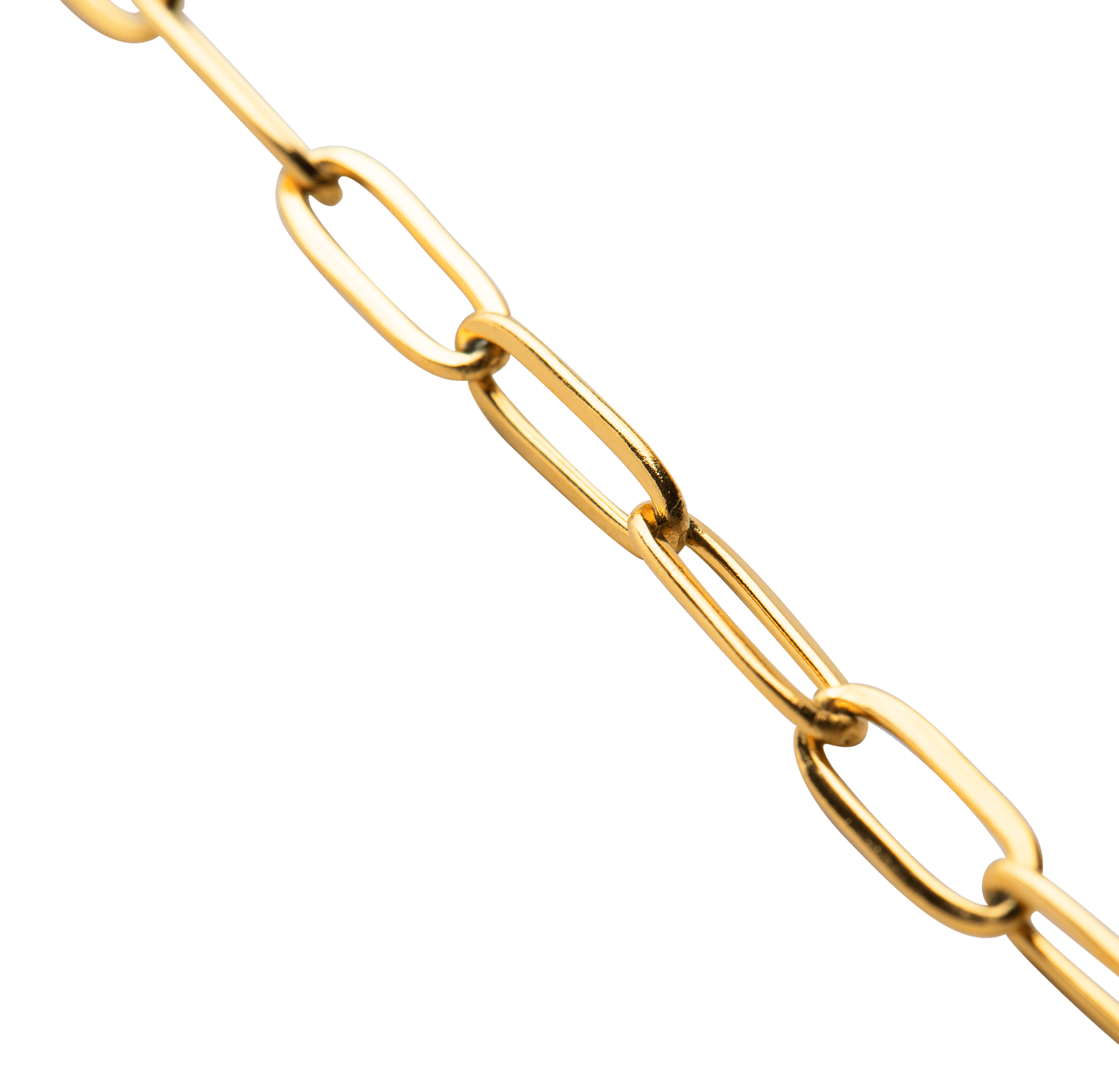 LUCKMAN Cadenas para Hombre , Collar de Acero Inoxidable con Baño de Oro 18k - Modelo Roman